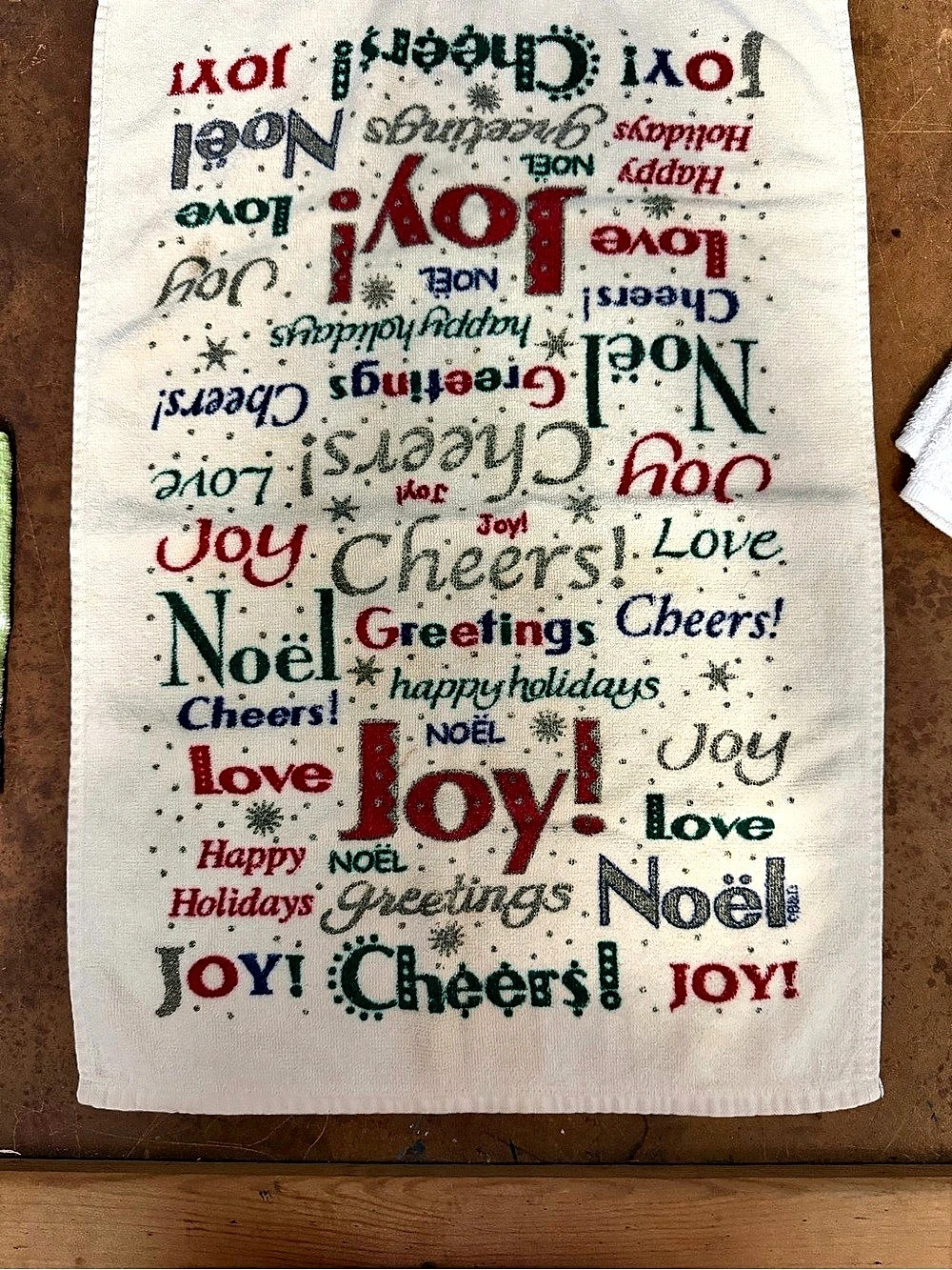 3 Holiday Hand Towels